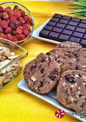 Φωτογραφία της συνταγής Μπισκότα Shortbread με κεράσια και αμύγδαλα