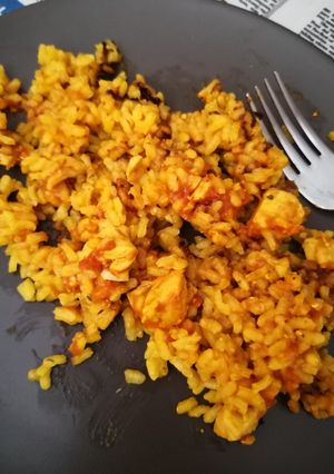 Una foto de Arroz con pollo