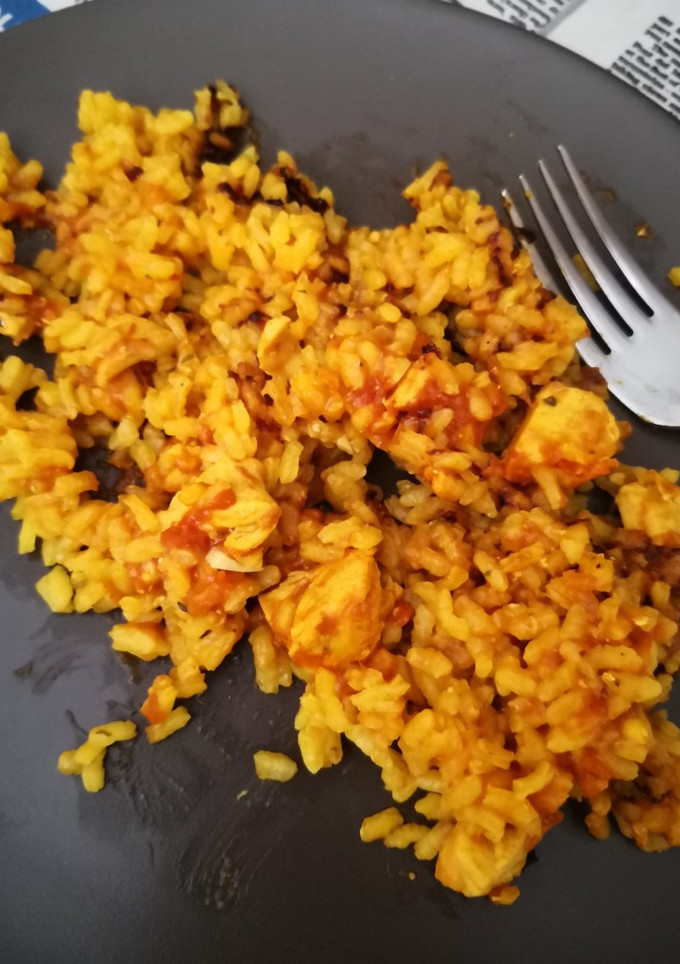 Una foto de Arroz con pollo
