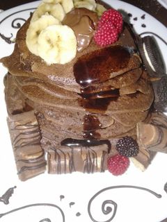 صورة لوصفة بان كيك بالشوكولاته 🥞