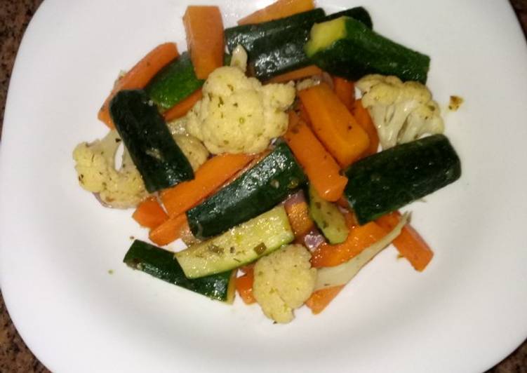 Recipe of Speedy Sauteed crunchy vegetables #Author marathon