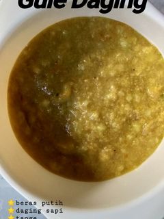 Foto resep Bubur Gule Daging (MpASI)