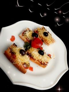 صورة لوصفة بيتزا الخبز