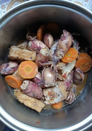 Foto resep Cumi tahu saori