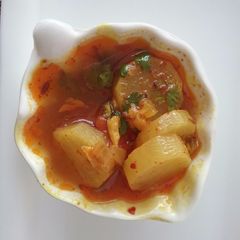 A picture of Mooli ki sabji.
