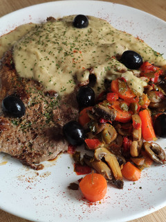 Una foto de Filete de Ternera con salsa de Puerros