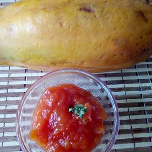 Mazamorra de papaya