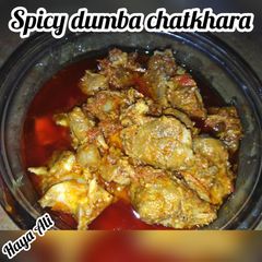 A picture of Spicy dumba chatkhara.