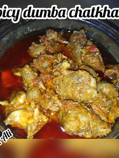 A picture of Spicy dumba chatkhara.
