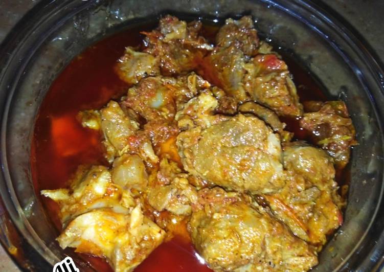 Recipe of Super Quick Homemade Spicy dumba chatkhara