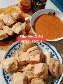 Foto resep Tahu pentol Aci sambel kacang