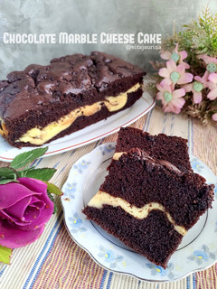 Foto resep Chocolate Marble Cheese Cake