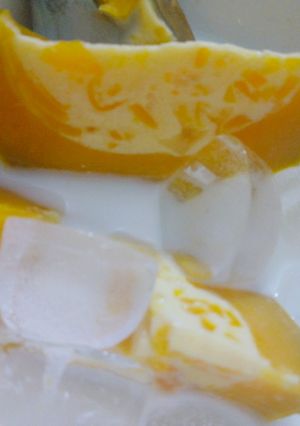Hình của món Chè xiêm la (chè bí đỏ Campuchia).