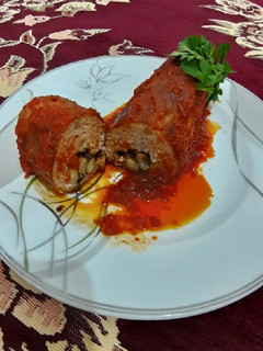 عکسی از دستور رولت مرغ