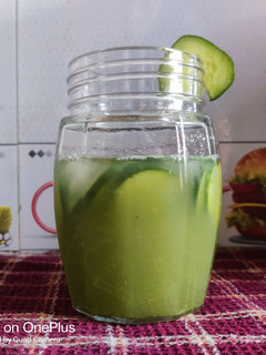 A picture of Cucumber Cool (welcome drink).