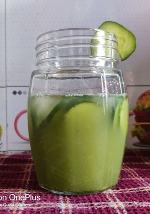 A picture of Cucumber Cool (welcome drink).