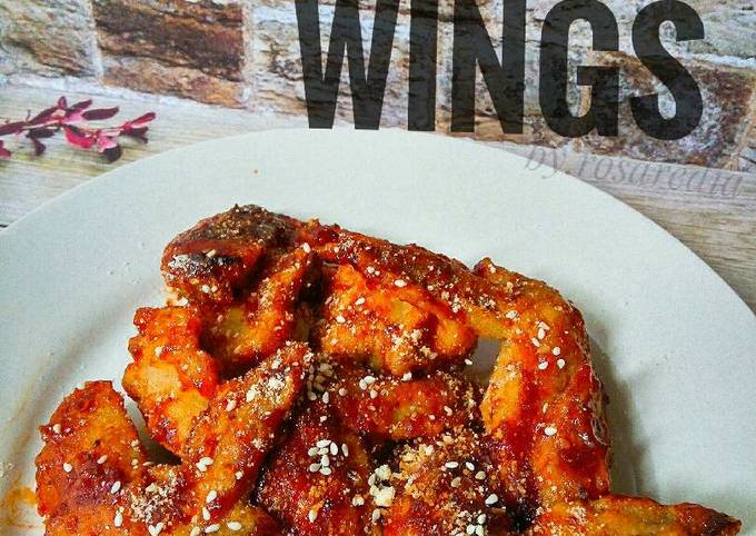 Fire Chicken Wings with Parmesan