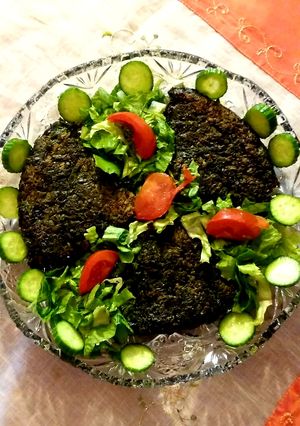 عکسی از دستور کوکو سبزی😋