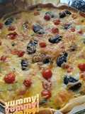 Quiche de Feijocas e Pimentos