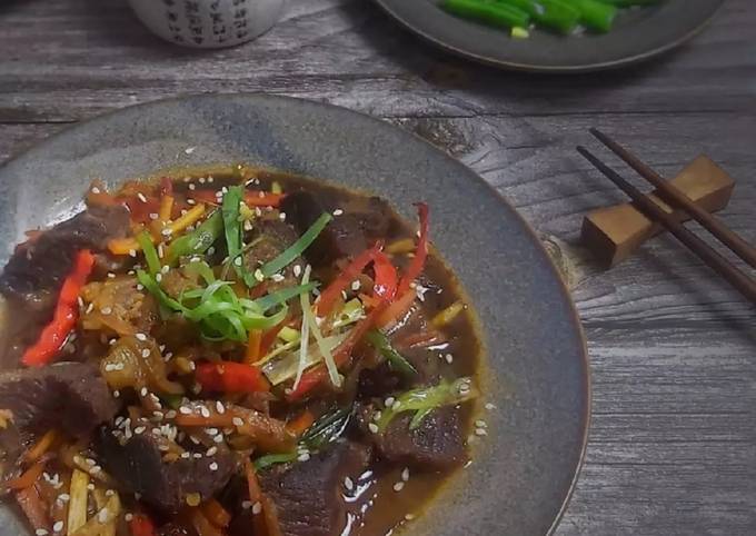 Cara membuat Beef teriyaki simple dan enak Cara membuat Beef teriyaki simple dan enak