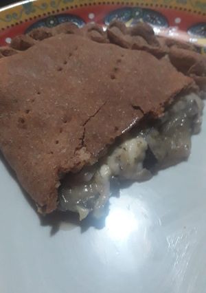 Una foto de Calzone de verduras🍆