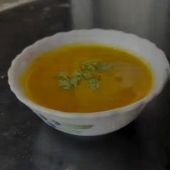 A picture of Carrot Ginger Soup.