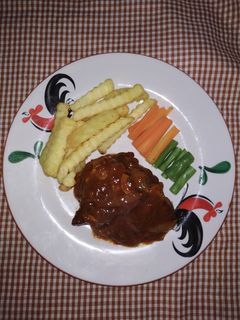 Foto resep Steak saus barbeque
