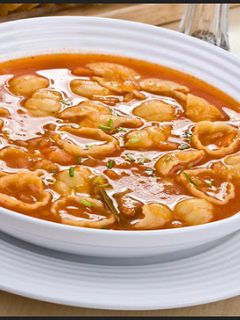 صورة لوصفة شوربة المعكرونة بالطماطم