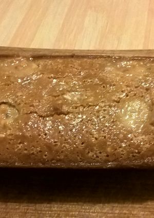 Una foto de Budín de banana y dulce de leche