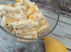 Gambar Mango float ice cream#pinkboxcereal