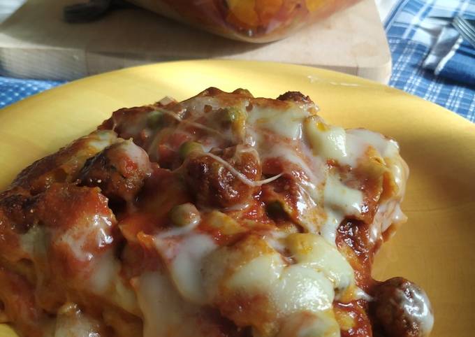 Lasagne con polpette