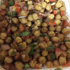 A picture of Simple chana chaat.
