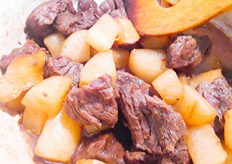 Resep Chinese Braised Beef and Radish Anti Gagal