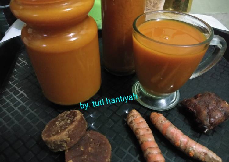 {Resep Jamu kunyit asem yang Gurih