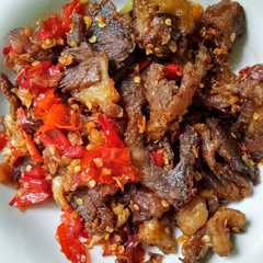 Dendeng sapi kering রেসিপির প্রধান ছবি