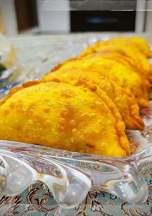 عکسی از دستور پیراشکی گوشت 😋🍖🌮