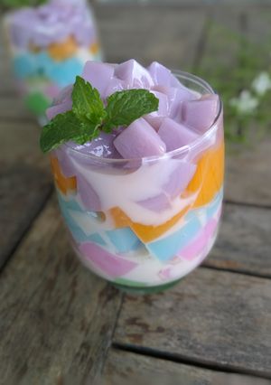 Foto resep Es puding susu ceria