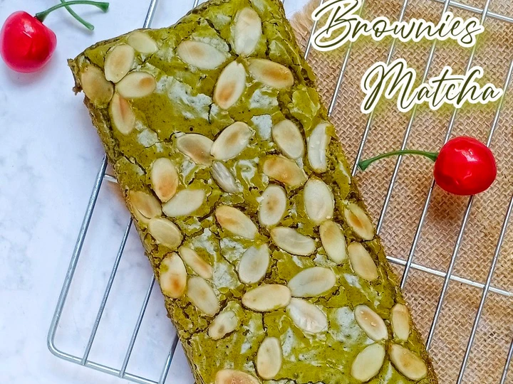 Cara Gampang Membikin Resep Brownies Panggang Matcha (Shiny Crust) yang Enak Banget Anti Ribet, Mantap