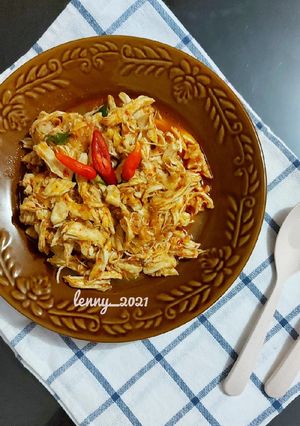 Foto resep Ayam Suwir Bumbu Rujak