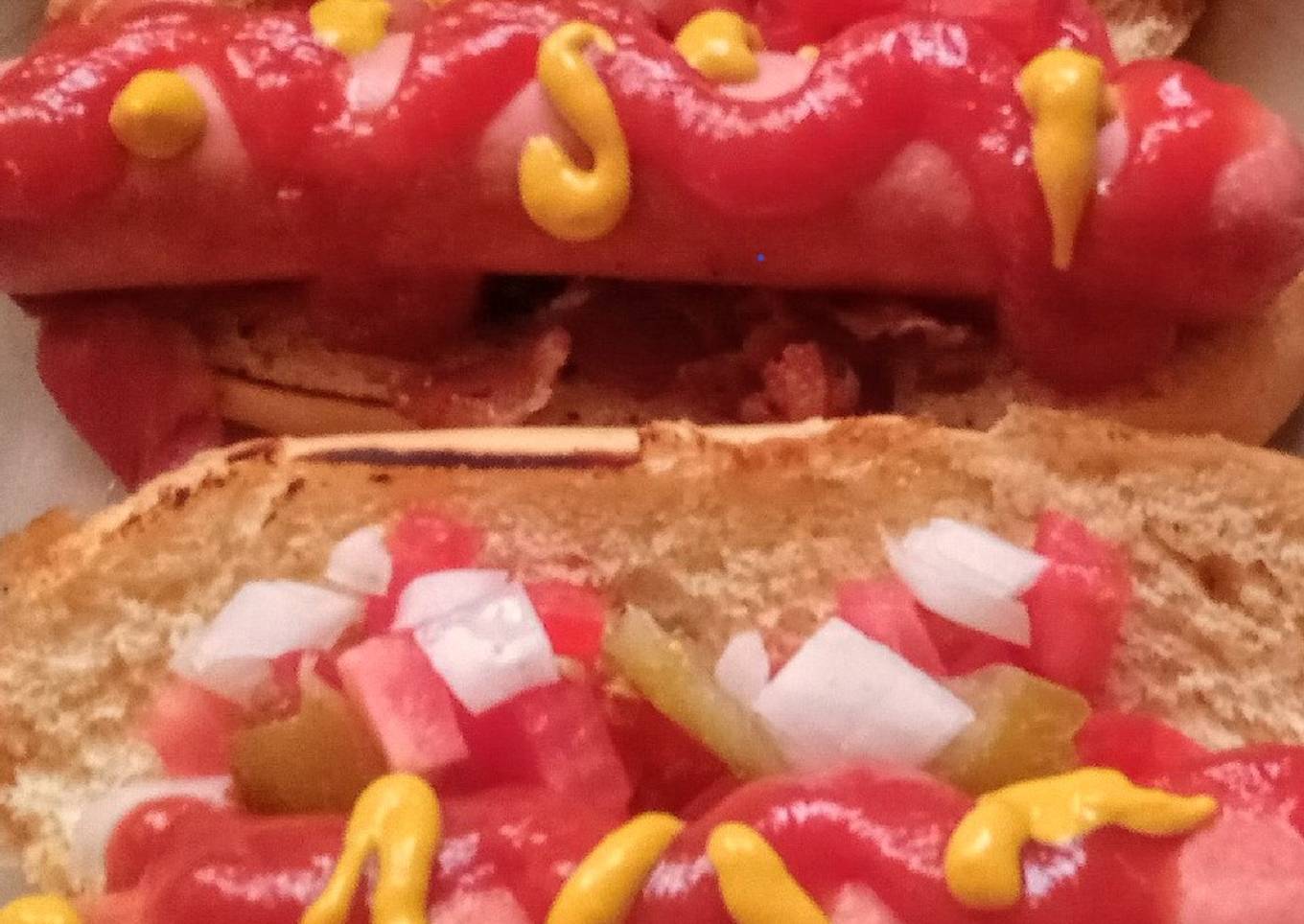 Hot dog estilo carrito