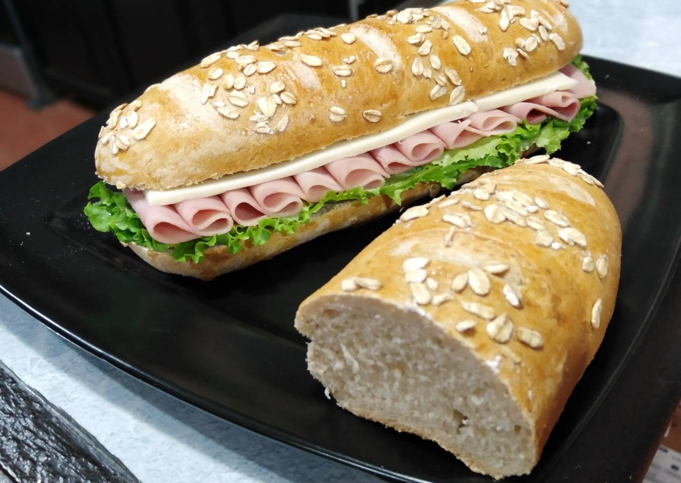 Pan rústico natural(baguette)