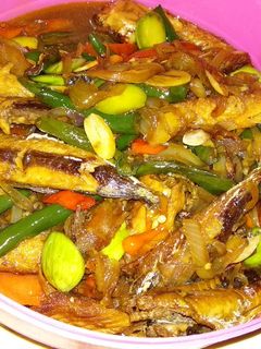 Foto resep Tumis ikan asin pete