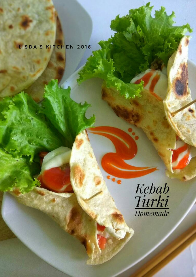 Foto resep Kebab Turki Homemade ~~Isian Ayam Cincang~~