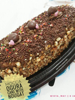 Foto resep Mocca Ogura Cake with Nougat