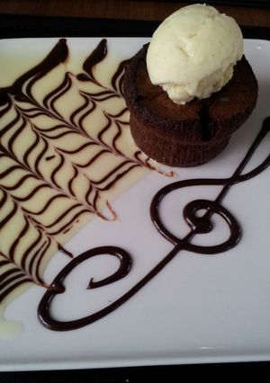 Foto principal de Coulant de chocolate con helado de chocolate blanco