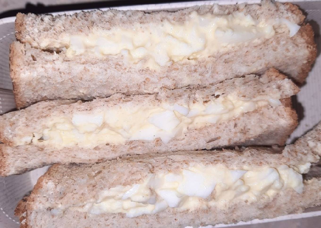 Tamago sando roti gandum