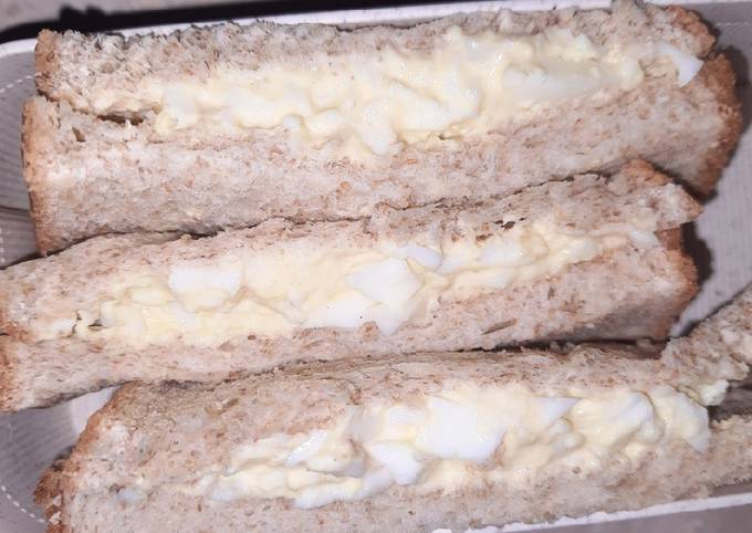 Resep Tamago sando roti gandum Anti Gagal