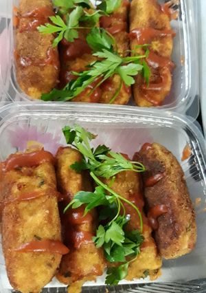 عکسی از دستور کراکت سیب زمینی😋😋