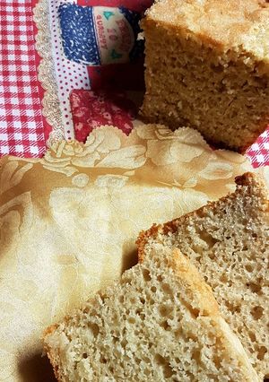 Una foto de Budín de vainilla y canela