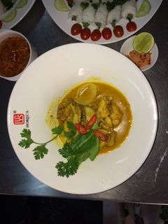 Hình của món Cari ếch.